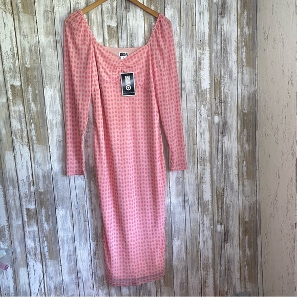 NWT House of Aama A-line Midi Polka Dot Dress For Target - Picture 2 of 7